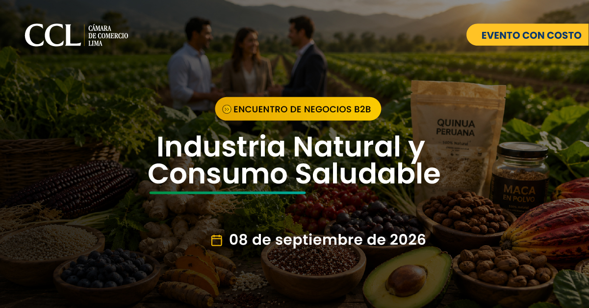 ENCUENTRO DE NEGOCIOS: IND. NATURAL Y CONSUMO SALUDABLE 2026