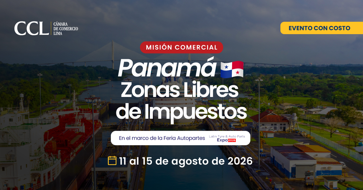 MISION COMERCIAL A PANAMÁ:  ZONAS LIBRES DE IMPUESTOS 2026