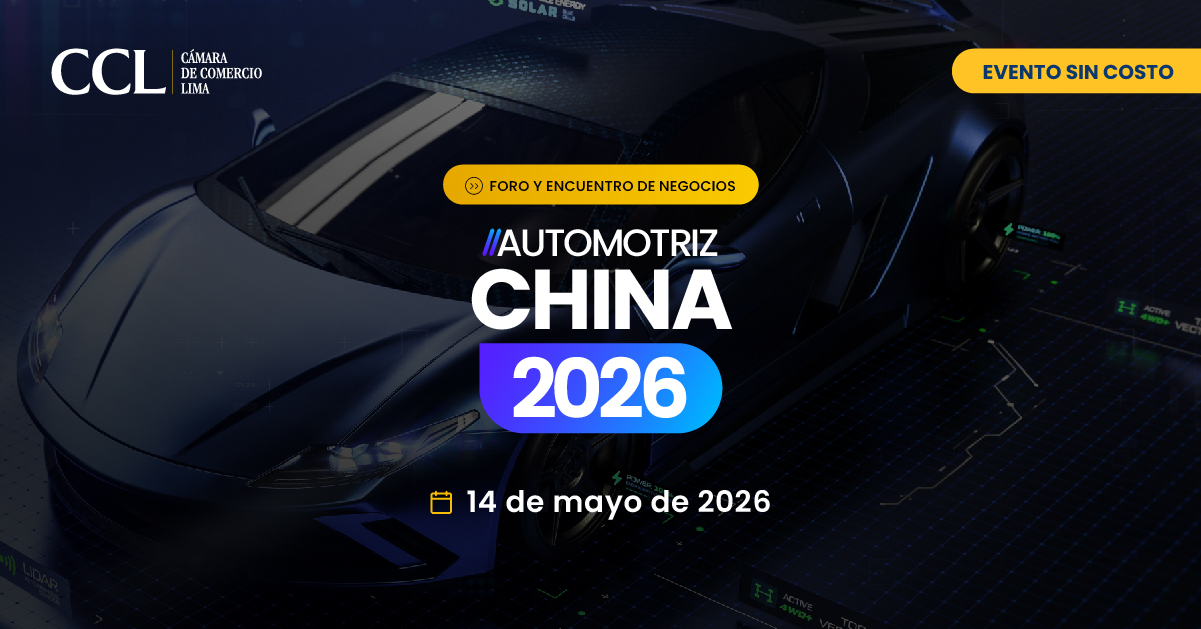 SEMINARIO y ENCUENTRO DE NEGOCIOS AUTOMOTRIZ CHINA 2026 (14 MAYO 2026)